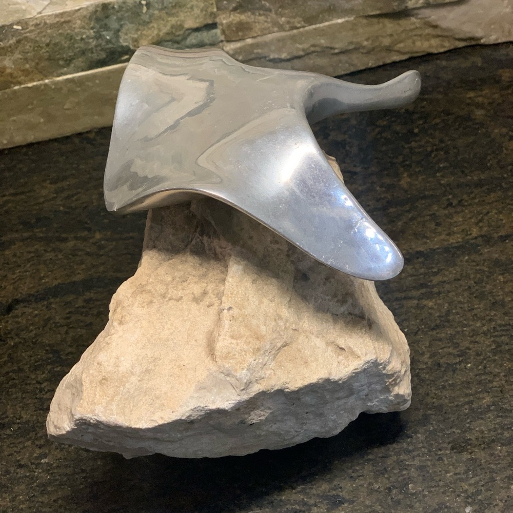 HOSELTON | Vintage Aluminum Stingray Sculpture